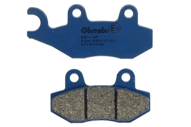 BREMBO sada brzdových destiček, kotoučová brzda AEON OVERLAND 180, 125 02-09, ARCTIC CAT DVX 90 10-14, BENELLI CAFFENERO 250 (LEFT), (RIGHT) 06,