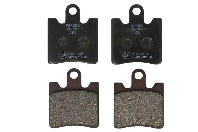 FERODO sada brzdových destiček, kotoučová brzda SUZUKI AN 400 (BURGMAN), S (BURGMAN) 99-05, YAMAHA FJR 1300 A (ABS) 06-12 (07.037, 2P265NS, FDB2085AG,