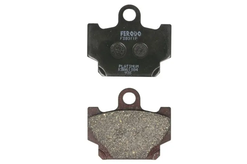 FERODO sada brzdových destiček, kotoučová brzda YAMAHA RD 125LC, 80LC II, 80LC I, 350LC (YPVS) 82-86, SR 125 96, XJ 650 T (TURBO) 82-84, XS 400