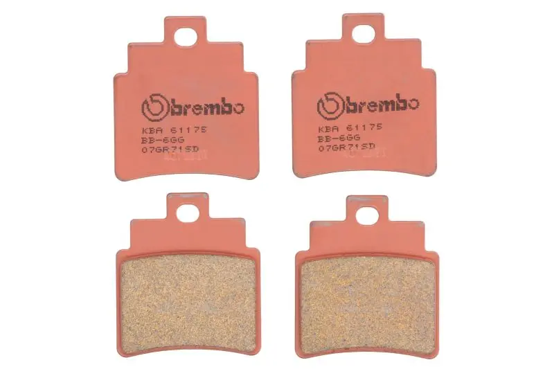 BREMBO sada brzdových destiček, kotoučová brzda ARCTIC CAT DVX 300, 250 06-16, GILERA OREGON 250 QUAD 07-11, KYMCO KXR 250 04-14, MXU 250 06-14,