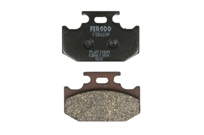 FERODO sada brzdových destiček, kotoučová brzda KAWASAKI KX 500, 250, 125 89-97, SUZUKI DR 350S, 350, 350SE, 650E 90-99, RM 125, 250 89-95, YAMAHA TT