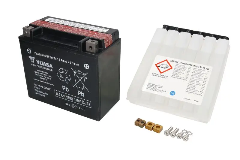 motobaterie YUASA YTX20L-BS (12V 18Ah)