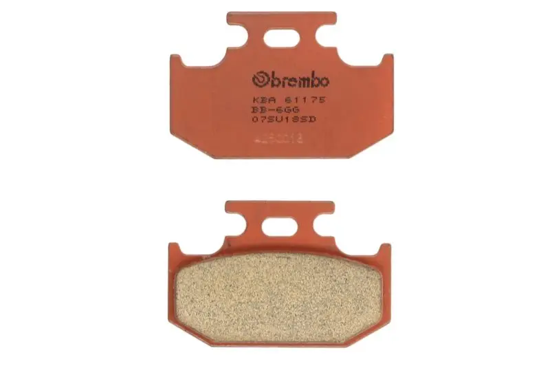 BREMBO sada brzdových destiček, kotoučová brzda KAWASAKI KX 500, 250, 125 89-97, SUZUKI DR 350 S, SE 90-97, RM 125, 250 89-95, YAMAHA TT 600 R 97-98,