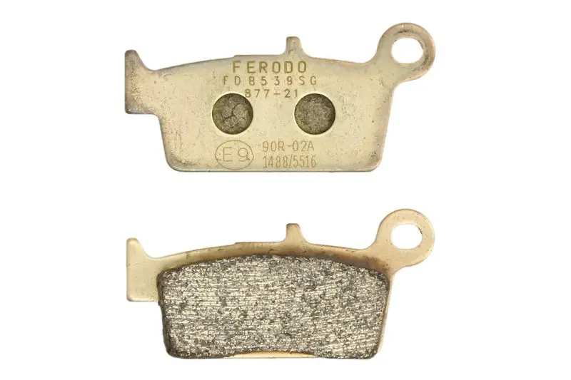 FERODO sada brzdových destiček, kotoučová brzda DERBI GPR 50 (NUDE) 04-06, GAS GAS EC 300, 125, 200, 400FSE, 250 00-07, FSE 450 04-06, MC 125, 250