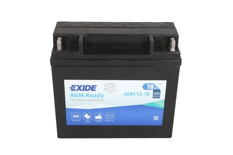 EXIDE startovací baterie BOMBARDIER OUTL. 400XT (2/4WD), 4002/4WD, 4002/4WD (MAXHO), 400 4X4 (MAX HO), 400 (MAX), 400 4WD 03-06, OUTLAND. 800 MAX XT,