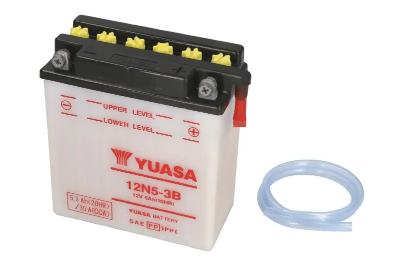 YUASA startovací baterie KAWASAKI AR 125 82-89, SUZUKI DR 650 90-91, GT 250, 125 73-79, RG 250 FC (GAMMA), C (GAMMA) 86-88, SP 600 85, T20 20 SUPERSIX