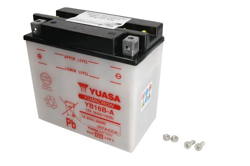 Motobaterie YUASA (originál) YB16B-A, 12V, 16Ah