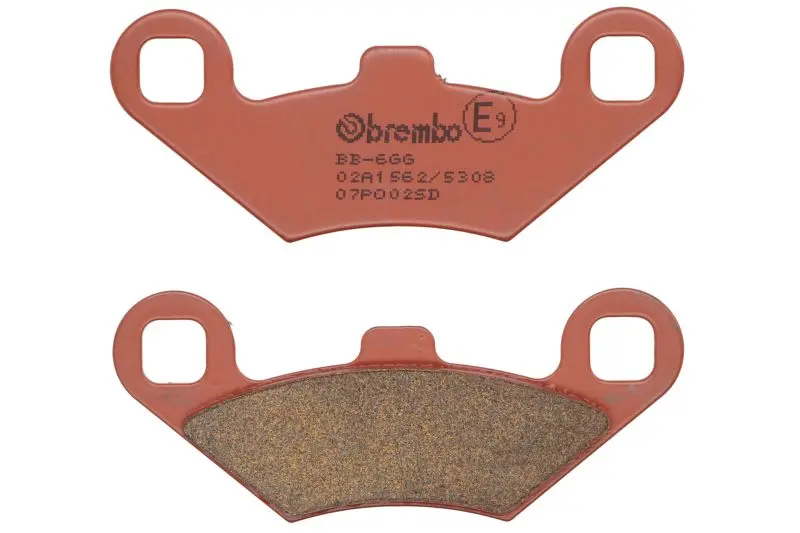 BREMBO sada brzdových destiček, kotoučová brzda POLARIS SCRAMBLER 500, 500 (4WD), 500H.O., 400, 500 (2WD), 500 (4WD W/EBS), 400 (4X4), 400 2X4, 500X,