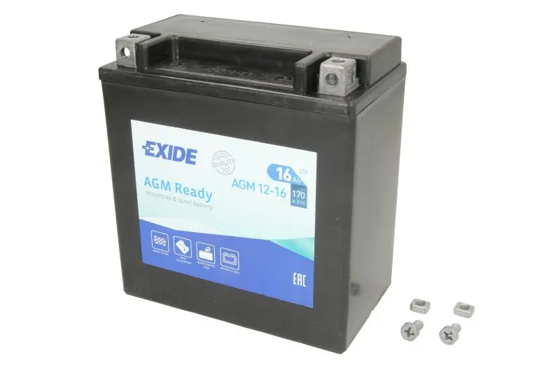EXIDE startovací baterie HONDA XL 1000 V (VARADERO), VA (VARADERO ABS) 03-09, KAWASAKI VN 2000, 2000 (VULCAN), 1600 (MEAN STREAK), 1500 (MEAN STREAK),