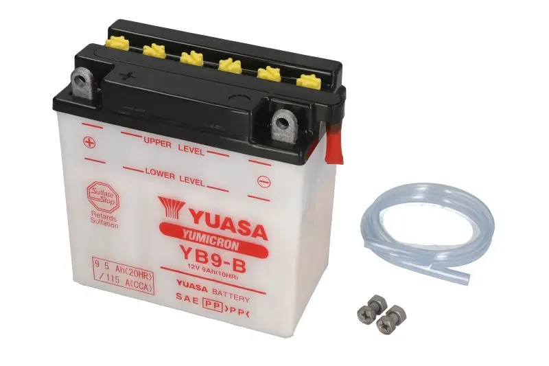 YUASA startovací baterie APRILIA AF1 125 (SINTESI), (FUTURA), (SPORT PRO), (REPLICA) 88-93, CLASSIC 125 97-01, ETX 125 98-01, RS 125 (EXTREMA), (80