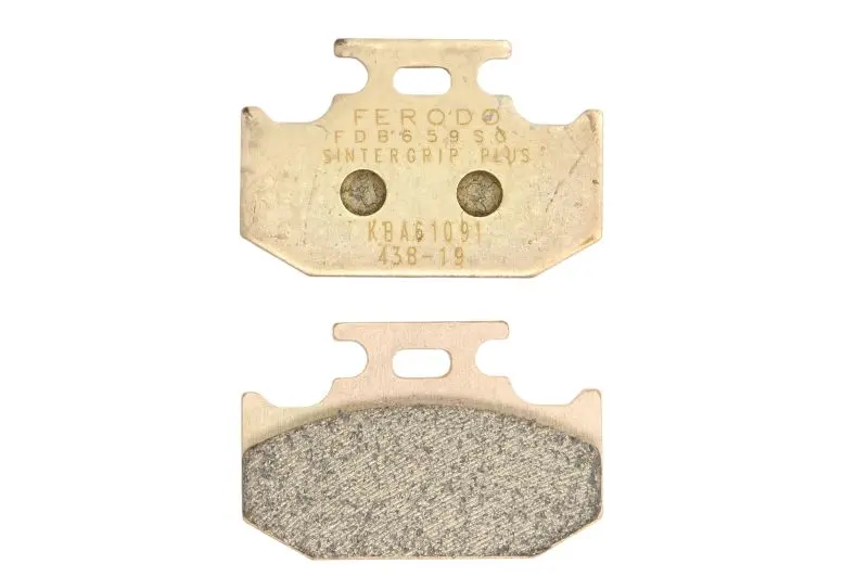 FERODO sada brzdových destiček, kotoučová brzda KAWASAKI KX 500, 250, 125 89-97, SUZUKI DR 350S, 350, 350SE, 650E 90-99, RM 125, 250 89-95, YAMAHA TT