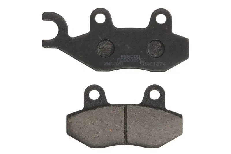 FERODO sada brzdových destiček, kotoučová brzda HONDA NSR 75 FII, R 92-00, KYMCO ACTIVE 125, 110, 50 04-05, AGILITY 200I R16, 125 (CITY R16), 150 R16