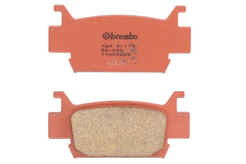BREMBO sada brzdových destiček, kotoučová brzda HONDA TRX 500FA (FOURTR.FOREM.), 680FA, 680 (RINCON), 680FGA (FOURTRAX R.), 500FE (FOURTR.FOREM. 4X4