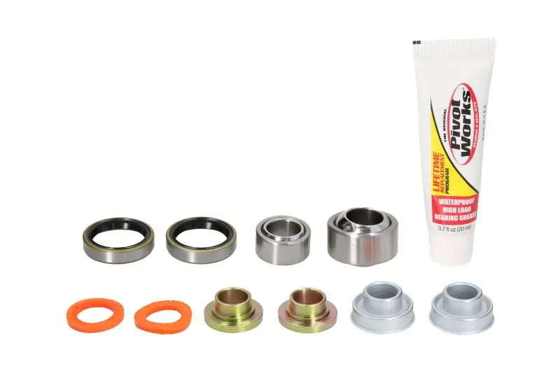 PIVOT WORKS opravné sady uložení tlumičů HUSABERG FE 501, 350, 450, 250, 390, 570 09-14, FS 570 (SUPERMOTO) 10-11, FX 450 (CROSS COUNTRY), E 10-11, TE