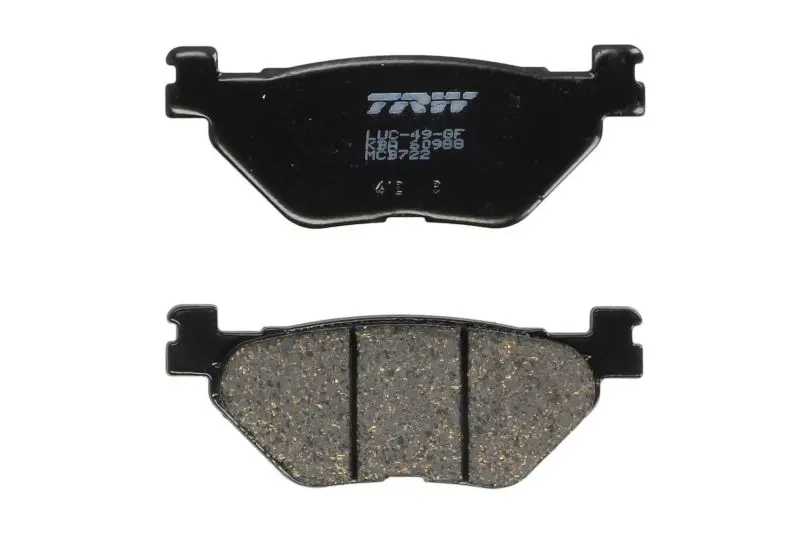 TRW MOTO sada brzdových destiček, kotoučová brzda YAMAHA XP 530 (TMAX), 500 (TMAX), 530 (TMAX ABS) 01-19 (B006J4OGK6, MCB722LF) ( )