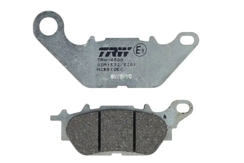 TRW ENGINE COMPONENT sada brzdových destiček, kotoučová brzda YAMAHA CRYPTON 135 08-14, XC 125E (VITY), 115S 08-16, XSR 125 22-25, YBR 125 (CUSTOM),