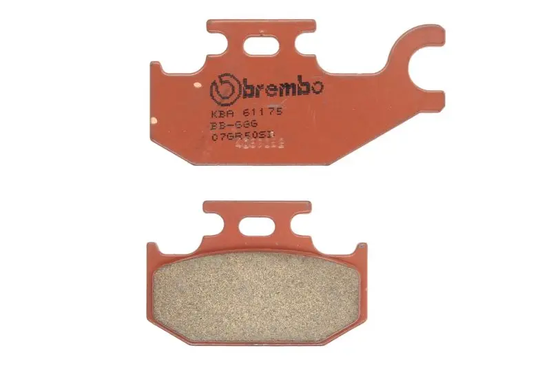 BREMBO sada brzdových destiček, kotoučová brzda BOMBARDIER DS 650 BAJAX 00-05, OUTL. 3302X4, 400XT (2/4WD), 4002/4WD, 4002/4WD (MAXHO), 400 (MAX),