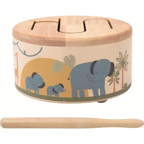 Hudba - Bubínek celodřevěný Safari (2Kids Toys)