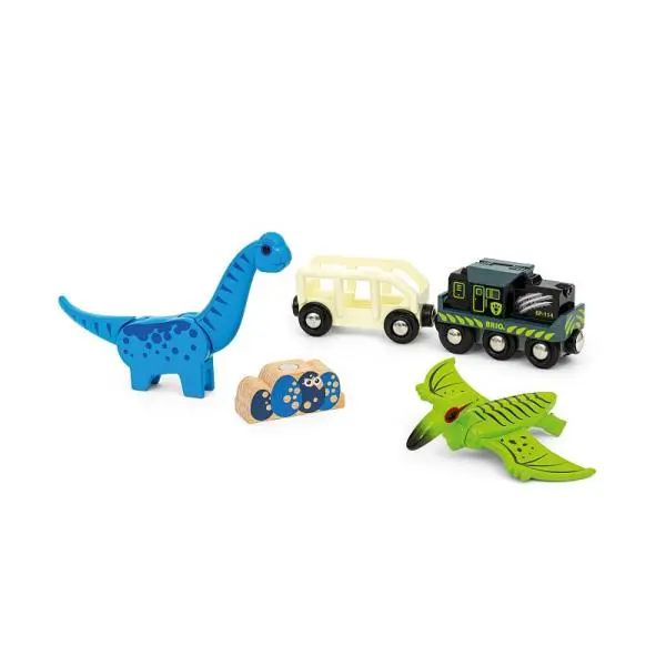 Vláčkodráha mašinka - Elektrická s pohonem, Dinosauří vlak (Brio)