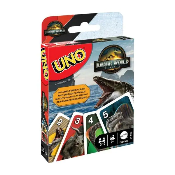 Mattel UNO Jurský svět 4