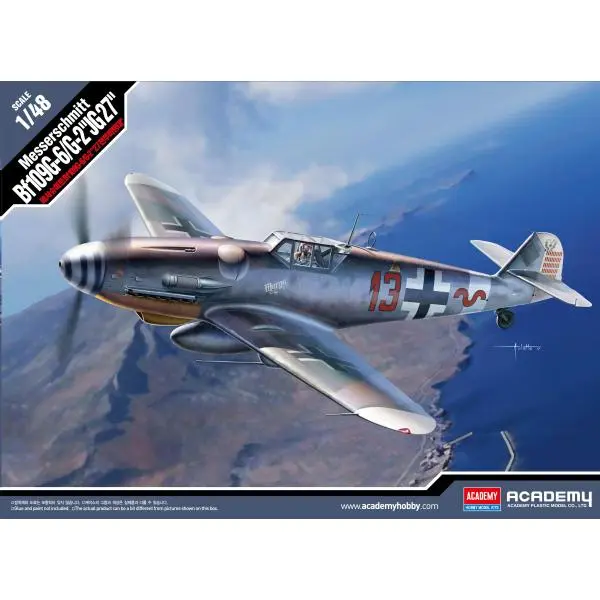 Model Kit letadlo 12321 - Messerschmitt Bf109G-6 / G-2 "JG 27" (1:48)