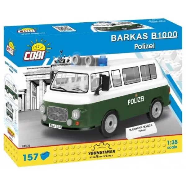Cobi 24596 barkas b1000 policie, 1:35, 157 k