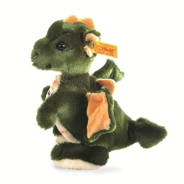 STEIFF Originals Raudi drak chlapec, khaki plyšová hračka