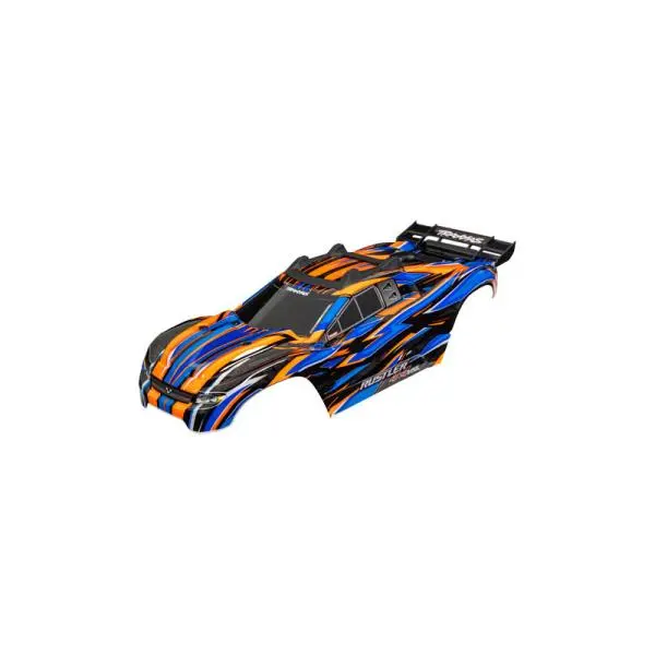 Traxxas karosérie Rustler 4X4 VXL oranžová (bezsponková)