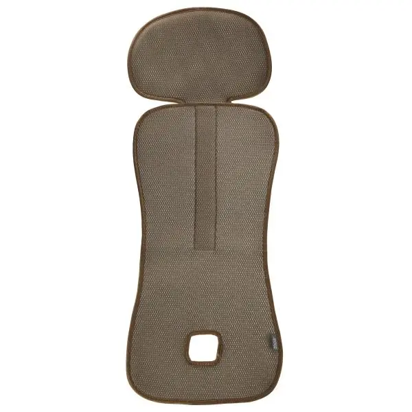 Prodyšná podložka do autosedačky Breeze sk. 2/3, Toffee Brown