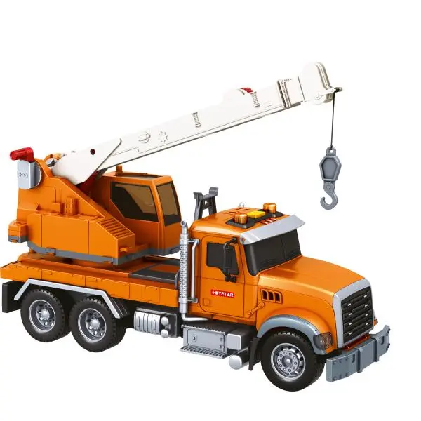 CITY SERVICE CAR - 1:14 - Nákladní auto s jeřábem (se zvukem, světly a dalšími funkcemi)