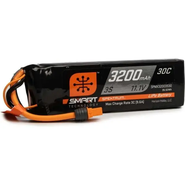 Spektrum Smart LiPo 11.1V 3200mAh 30C IC3
