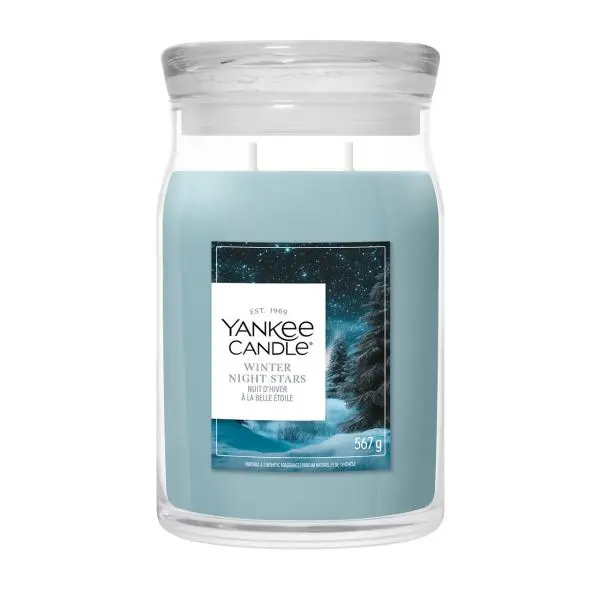 YANKEE CANDLE WINTER NIGHT STARS SIGNATURE VELKÝ