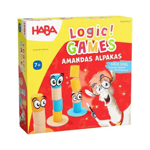 Lama Alpaka Amanda od 7 rokov - hra z kategorie Domino, hlavolamy
