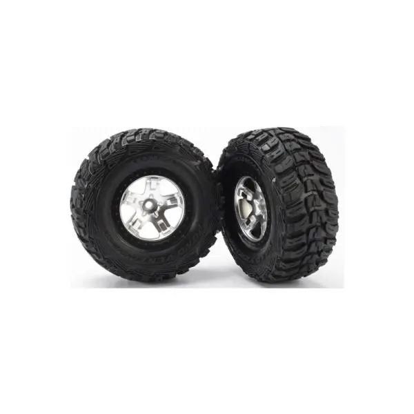 Traxxas kolo 2.2/3.0", disk SCT saténový-černý, pneu Kumho (2) (2WD přední)