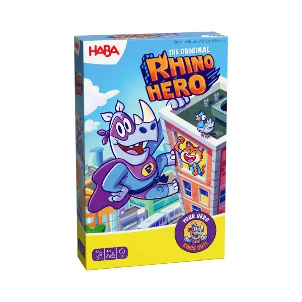 Haba Společenská hra pro děti Rhino Hero – Originál