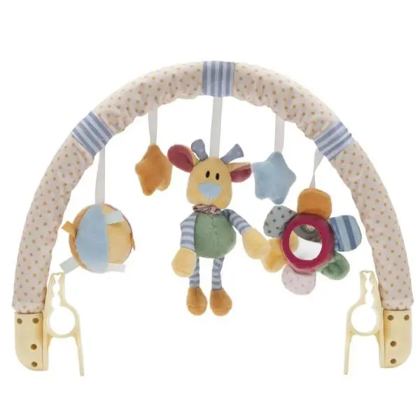 Hračka do kočárku Baby Mix květiny, medvídka a hvězdiček
