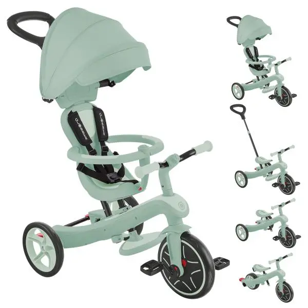 Globber tříkolka Explorer Trike 4in1 Ecologic Pistachio