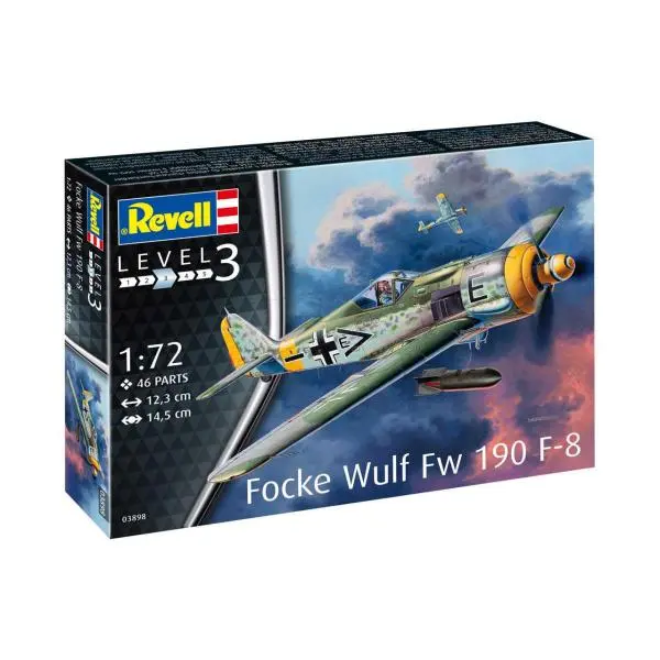 Plastic modelky letadlo 03898 - Focke Wulf Fw190 F-8 (1:72)