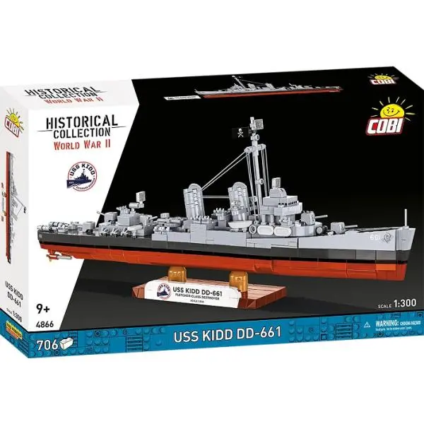 Cobi USS KIDD DD-661, 1:300, 700 k