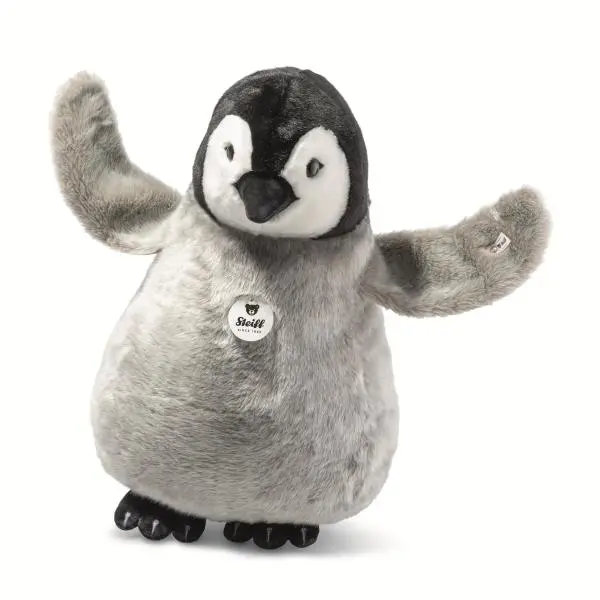 STEIFF Originals Flaps tučňák, světle šedá 60cm plyšová hračka