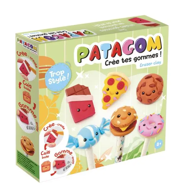 GRAINE CREATIVE Kreativní sada na výrobu Gumových hlaviček na tužky Food