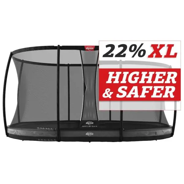 BERG Grand Elite InGround 520 Grey + ochranná síť Deluxe DLX XL