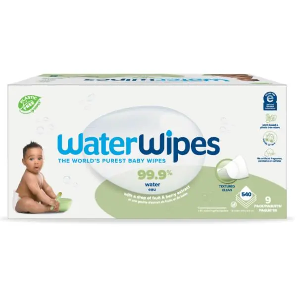 9X WATERWIPES Ubrousky vlhčené Baby&Toddler 3in1 60 ks (540 ks)