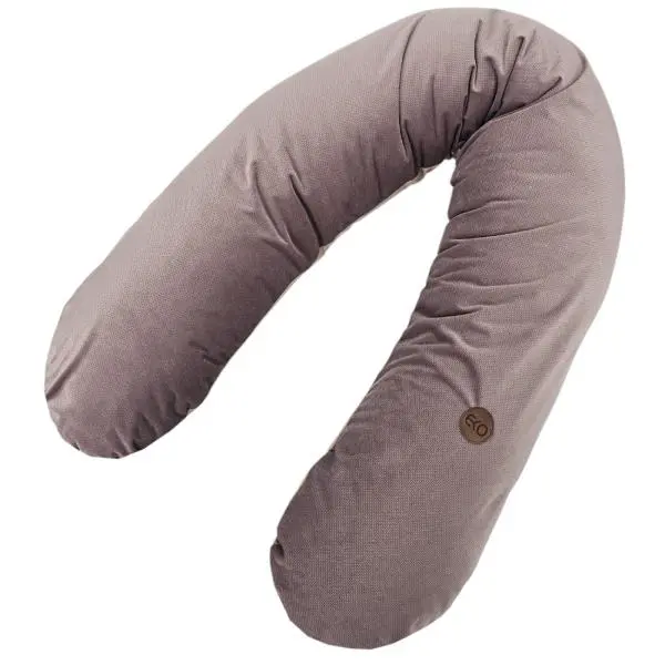 EKO Polštář na kojení bavlněný Velvet Dark Pink 180cm
