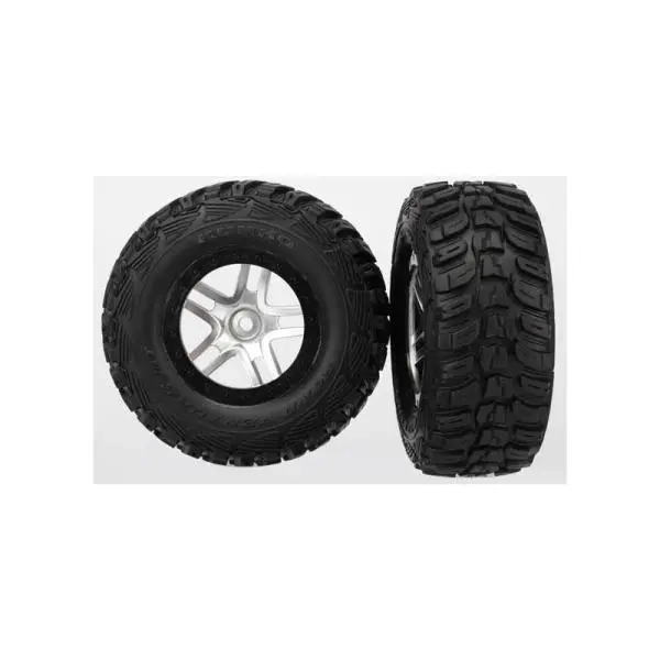 Traxxas kolo 2.2/3.0", disk SCT Split-Spoke saténový-černý, pneu Kumho (2)
