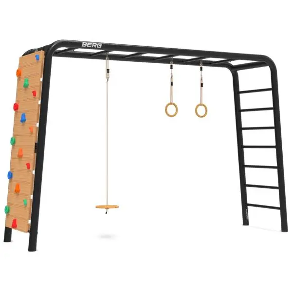 BERG PlayBase Large TL (Disc swing+Rings+Climbing wall)