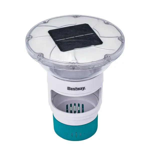 Bestway Plovací dávkovač bazénové chemie Solar Glow s LED osvětlením