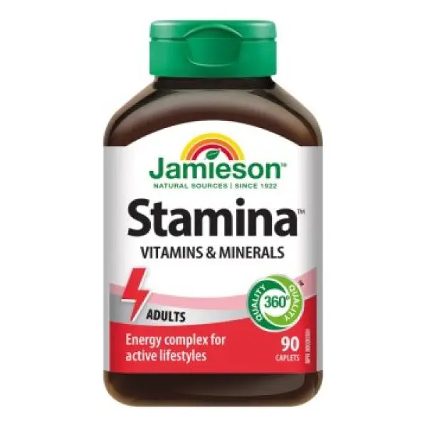 Jamieson Stamina komplex vitamínů a minerálů 90 tablet