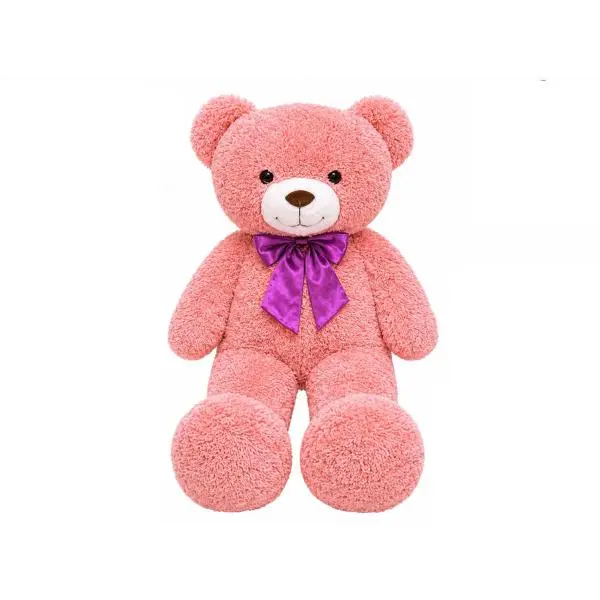 Plyšový medvěd s mašlí, Teddy Greetings 120 cm (růžový)