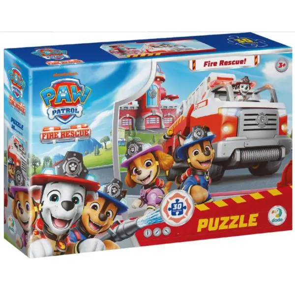 Paw Patrol puzzle 32x23cm Záchranářská stanice Adventure Bay 60 dílků